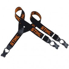 Подтяжки Stihl чёрные с оранжевым (130 см)