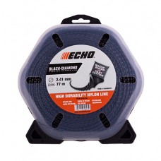 Корд триммерный ECHO Black Diamond Line 2,4 мм*77 м (витой квадрат)