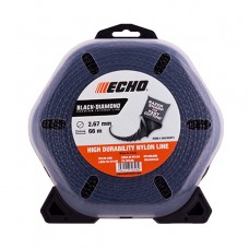 Корд триммерный ECHO Black Diamond Line 2,7 мм*66 м (витой квадрат)