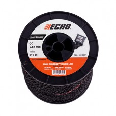 Корд триммерный ECHO Black Diamond Line 2,7 мм*216 м (витой квадрат)