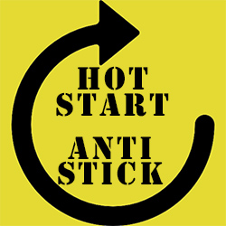 Функции HOT START и ANTI STICK обеспечивают удобство в работе