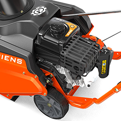 Двигатель Ariens AX легко открывается для технического обслуживания