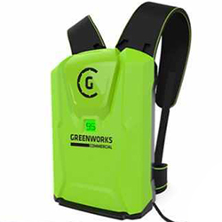 Используется только с ранцевым аккумулятором GreenWorks 82V